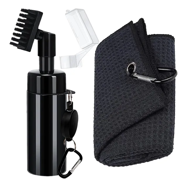 Calidaka Limpiador Palo Golf Cepillo Agua Clip Retractil