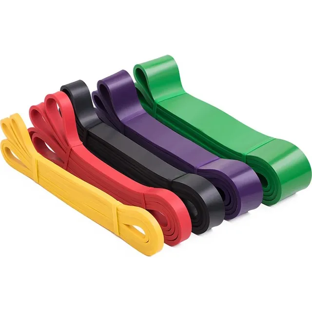 Kit 5 Bandas Elasticas Resistencia Dominadas Asistencia Gym