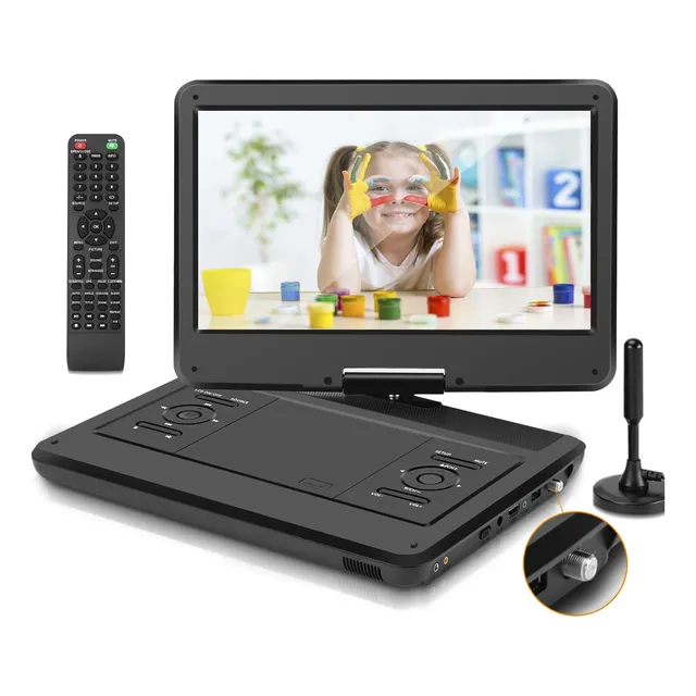 Combo Portátil De Tv/reproductor De Dvd Feihe De 16.5 Pulgad