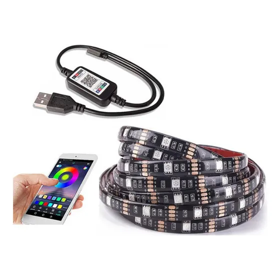 Mz Para Fita De Led Smart Light Sete Cores Bluetooth