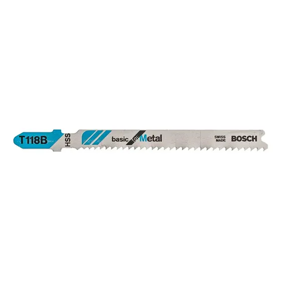 Hoja Para Sierra Caladora Bosch Corte Metal Mediano T118b