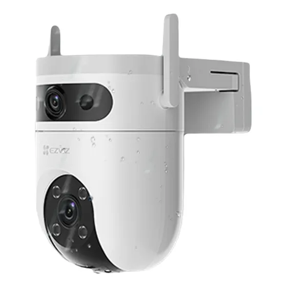 Cámara Seguridad Wifi H9c Doble Lente 3mp Exterior Ezviz Blanco