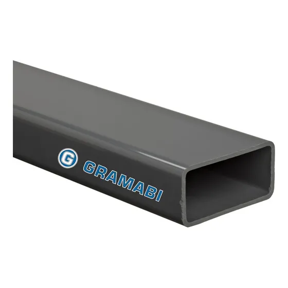 Caño Estructural Rectangular De 100 X 40 X 1,60 Mm Gramabi Barra De 6 Mt De Largo Tubo 100x40x1,6 Medidas Hierro 100x40
