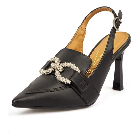Tacon Alto Negro Plata Vizzano
