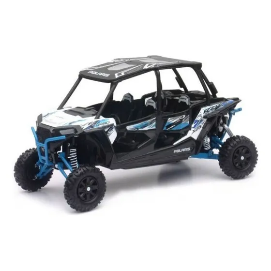 1/18 Polaris Rzr Turbo Blanco 4 Plazas New Ray Color Blanco