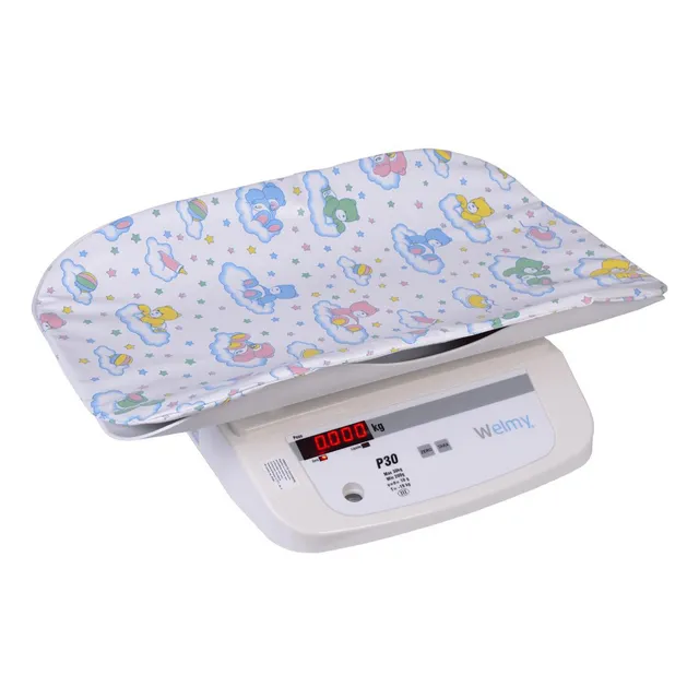 Balança Pediátrica Digital 30kg C/ Capa - Welmy Cor Branco