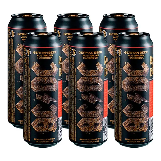 Six Pack Cerveza Acdc Lata 568 Ml