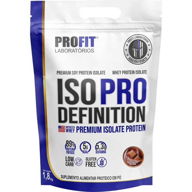 Whey Protein Iso Pro Definition Refil 1,8kg Chocolate-profit Sabor Chocolate Whey Protein Iso Pro Definition Refil 1,8kg Chocolate-profit Sabor Chocolate
