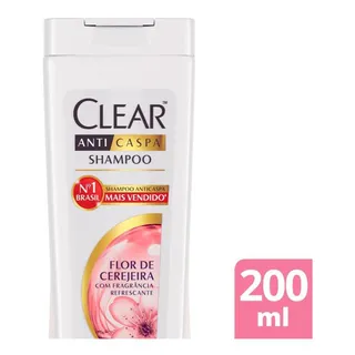 Shampoo Anti Caspa Flor De Cerejeira 200ml Clear Shampoo Anti Caspa Flor De Cerejeira 200ml Clear
