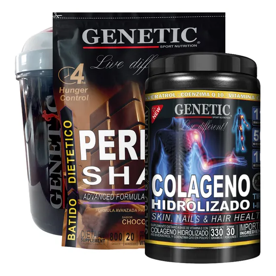 Colágeno Hidrolizado Perfect Shake Batido Dietetico Genetic