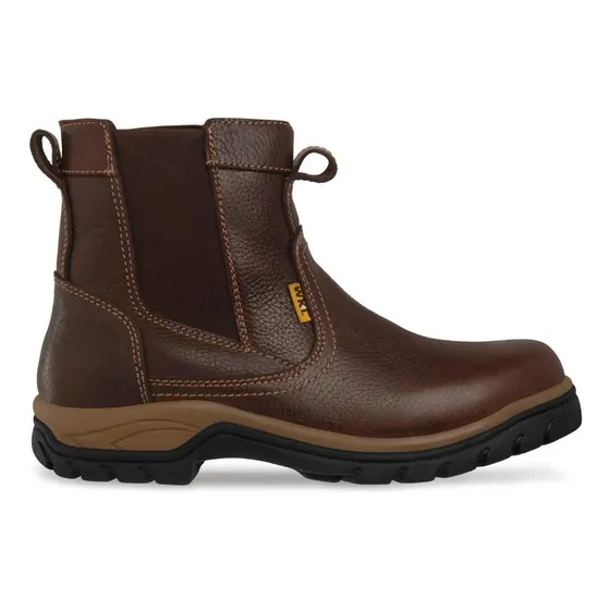 Botas Work Land Hombre Trabajo Botines Comodos Piel | Meses sin interés