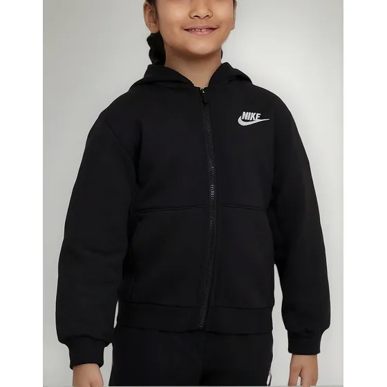 Chaqueta Nike Nsw Club Fleece Lbr Niños-negro