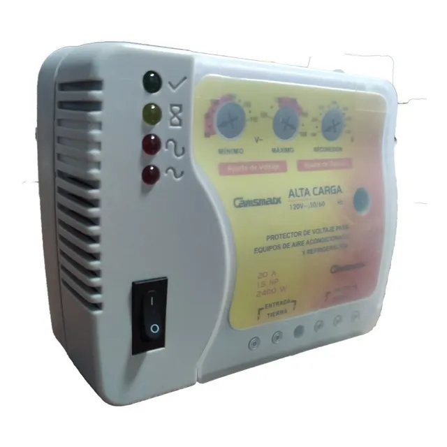Protector Inteligente De Voltaje 120v Hasta 12000 Btu