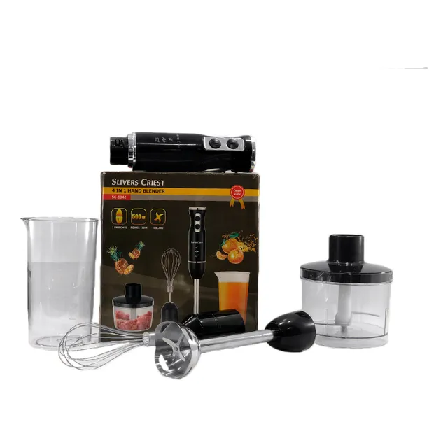 Batidora Picatodo De Mano 4 En 1 500 W
