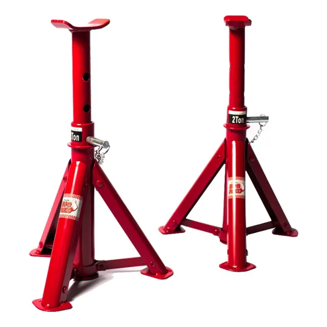 Torres Bloqueo Dos Piezas Plegables 2 Toneladas Torin Bigred