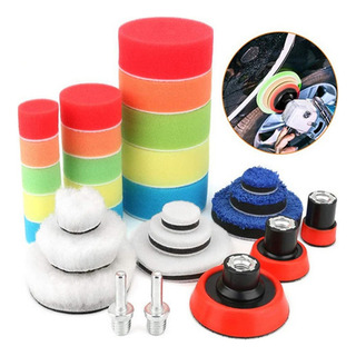 Kit De 29 Esponjas Para Pulir Coches, 3 Tamaños Kit De 29 Esponjas Para Pulir Coches, 3 Tamaños
