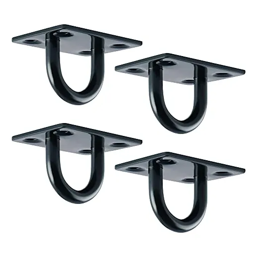 Ganchos Techo Suspensión Acero Inoxidable Alise, Negro