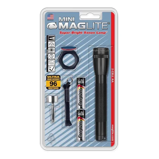 Maglite M2a01cm Maglite Mini Flash Incandescente 2 Ce...