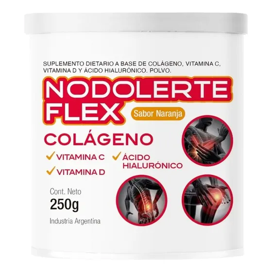 Nodolerte Flex Colágeno Hidrolizado Polvo Ácido Hialurónico