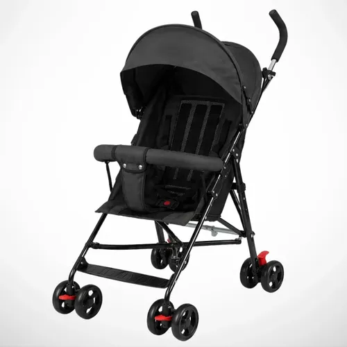 Carrinho Guarda-chuva Venice 15kg Preto Multikids Baby Bb337