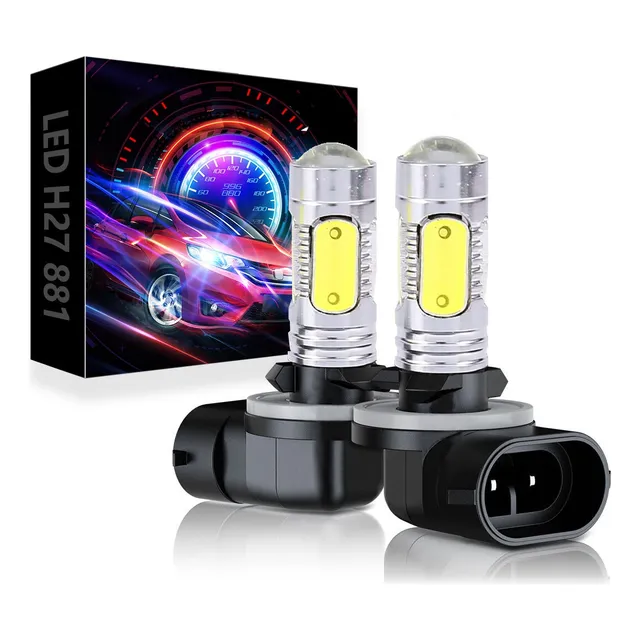 Par De Ampolletas H27 881 880 Para Luz Neblinero Led Blanco