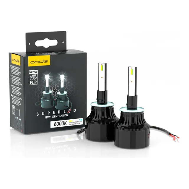 Kit Super Led Techone 12v 24v H1 H3 H4 H7 H8 H11 Hb3 Hb4 H27