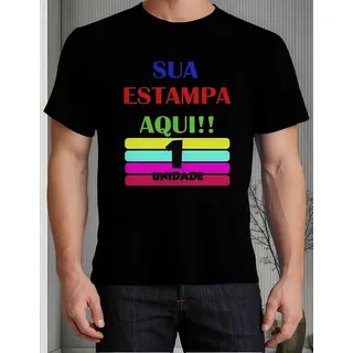 Camiseta Camisa Personalizada AlgodĂŁo Sua Ideia Logo empresa Camiseta Camisa Personalizada AlgodĂŁo Sua Ideia Logo empresa
