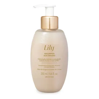 O Boticário Shampoo Acetinado Lily O Boticário Hidratação Intensa 250ml