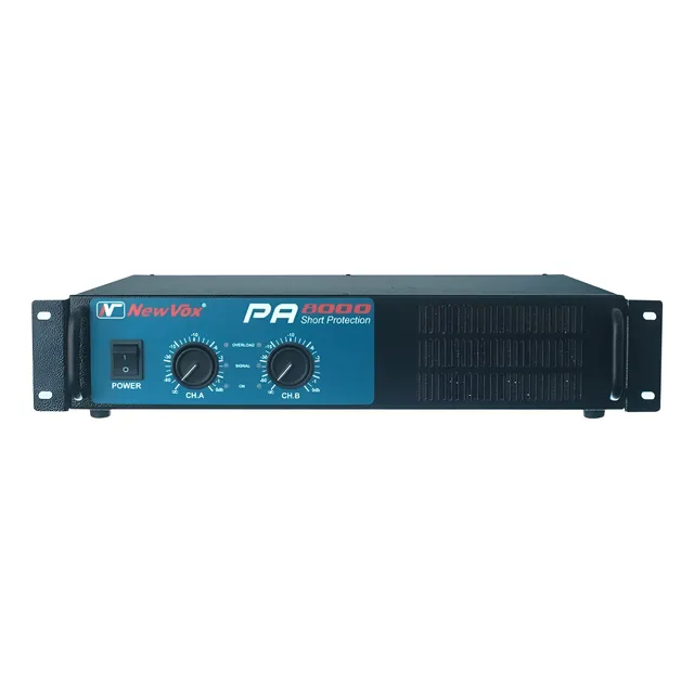 Amplificador Potência New Vox Pa 8000 - 4000w Rms