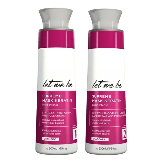 Kit Anti-residuos Y Alisado Permanente Let Me Be Sin Formol