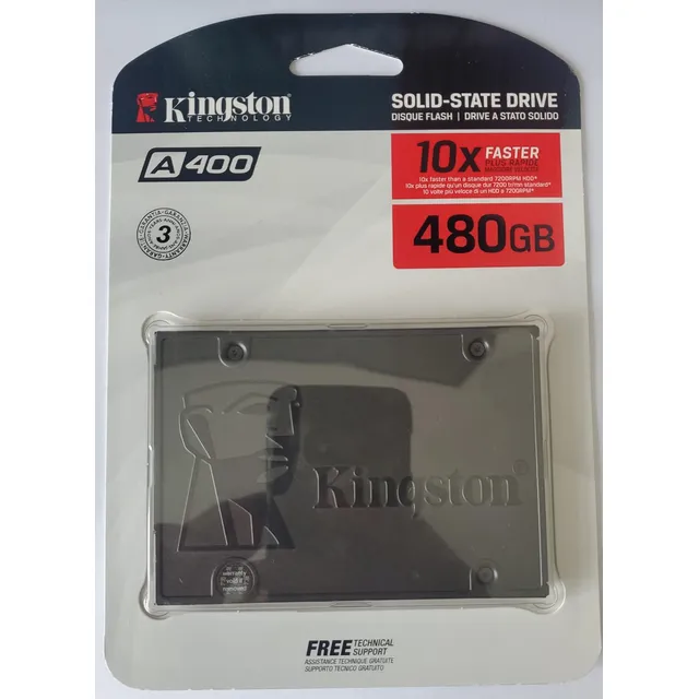 Disco  Interno Solido - Ssd - Kingston A400 - 480 Gb
