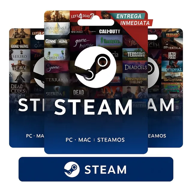 Tarjeta Steam Saldo Gift Card Global Entrega Inmediata