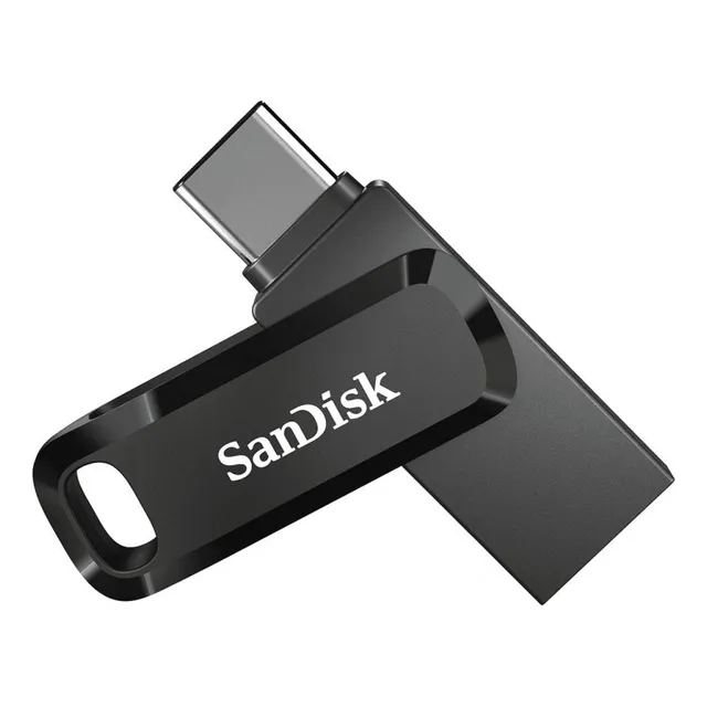 Memoria USB SanDisk Ultra Dual Drive Go 64GB 3.1 Gen 1 Lisa negro