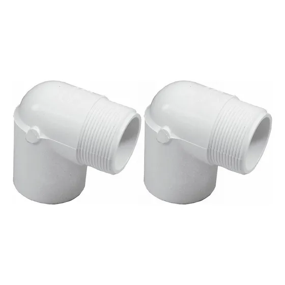 Rosca Macho Hembra Deslizamiento Pvc Codo Calle Sch Para