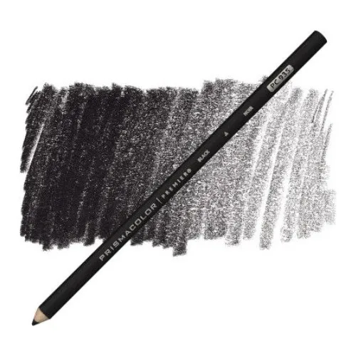 3 Lápis Prismacolor Premier Black Pc935 Preto Avulso