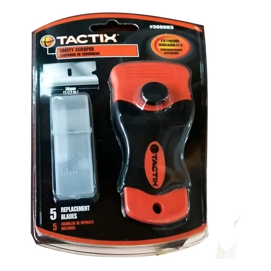 Raspador Tactix C/ 5 Hojas De Repuesto 308003