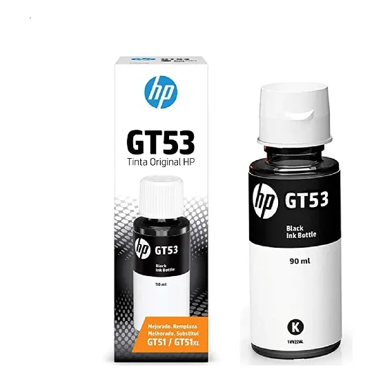 Botella De Tinta Hp Gt52 Negro