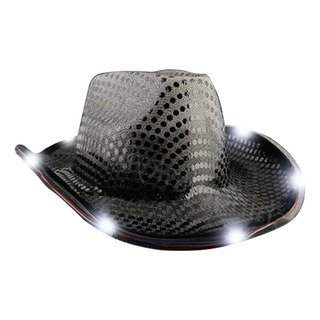 Sombrero De Vaquero Con Iluminada Con Led Para Fiesta De Sombrero De Vaquero Con Iluminada Con Led Para Fiesta De