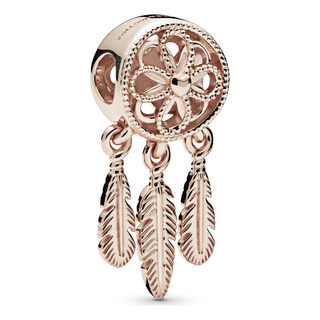 Charm Atrapasueños Circular Oro Rosa - Plata 925 Charm Atrapasueños Circular Oro Rosa - Plata 925