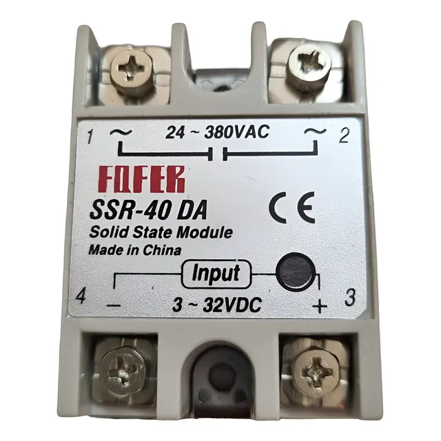 Relay Ssr-80da 3-32v Dc / 24-380v Ac Relevador Estado Solido