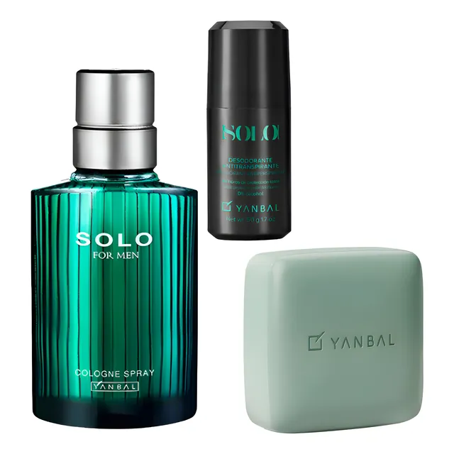 Set Yanbal Hombre Solo Perfume + Jabon + Desodorante