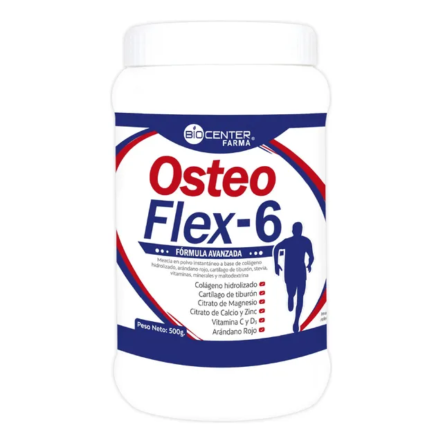 Osteoflex-6 Biocenter Natural Colágeno Salud Articular 500g
