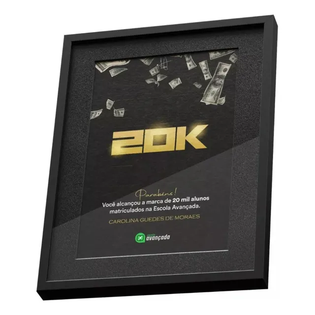 Placas De Reconhecimento Personalizadas Funcionários, Alunos