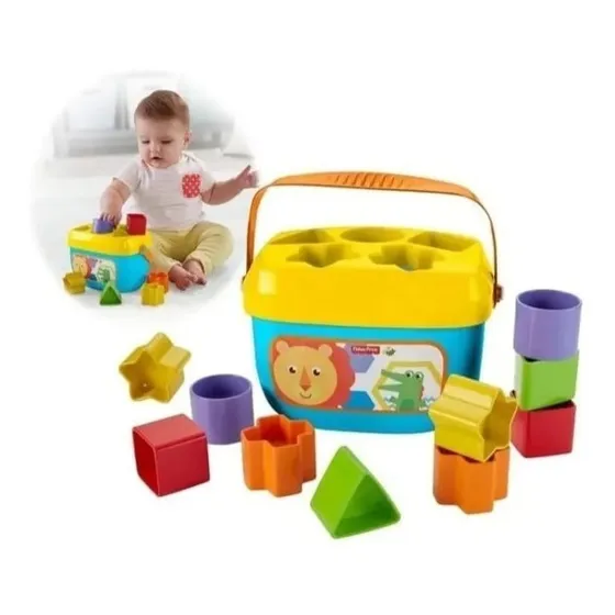 Cubo Primeros Bloques Bebe Fisher Price Juego Didáctico