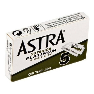 Lâmina Astra Superior Platinum Caixa Com 5 Lâminas Lâmina Astra Superior Platinum Caixa Com 5 Lâminas