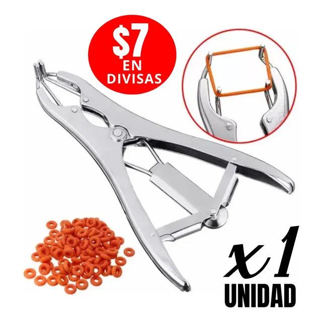 Elastrador Para Ligas De Castrar, Caprinos, Ovinos, Porcinos