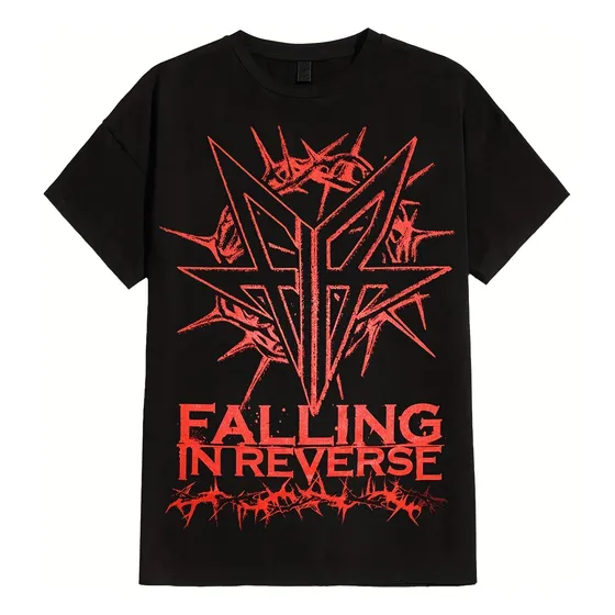 Camiseta Gráfica Falling In Reverse De Algodón