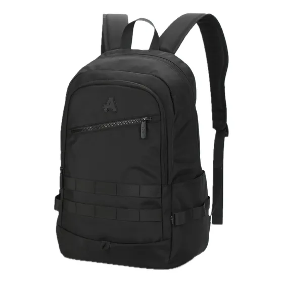 Mochila Hombre Mujer Impermeable Aoking Xn3609-5 Color Negro