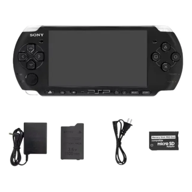 Consola Sony Psp 3000 Original | 16gb | Completa Con Caja Negro