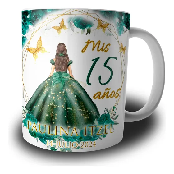 50 Tazas  Personalizadas Xv Años